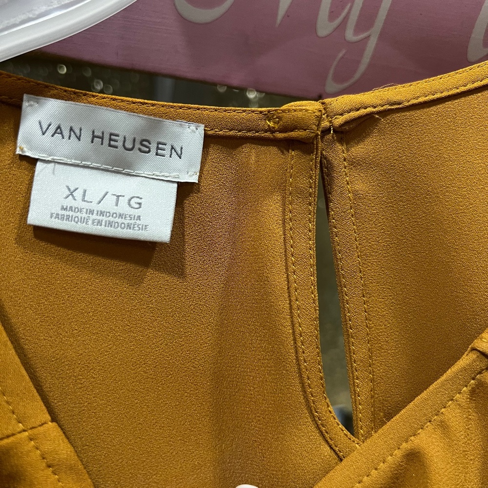Golden yellow dress shirt